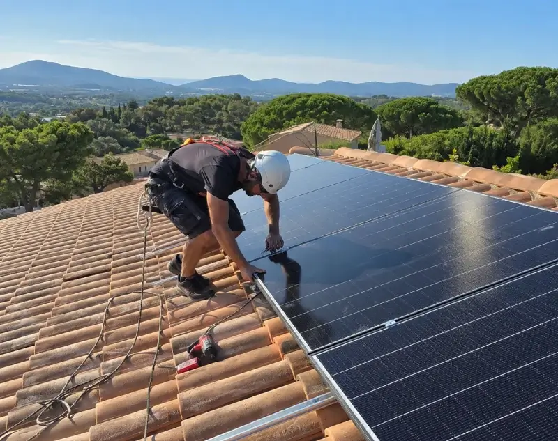 Installateur panneaux solaires Lespignan — pose photovoltaïque sur toiture
