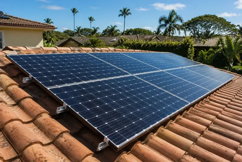 Installation de panneaux solaires à Lespignan